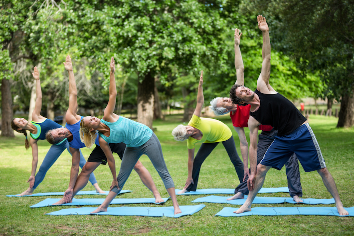 Yoga-Wiese